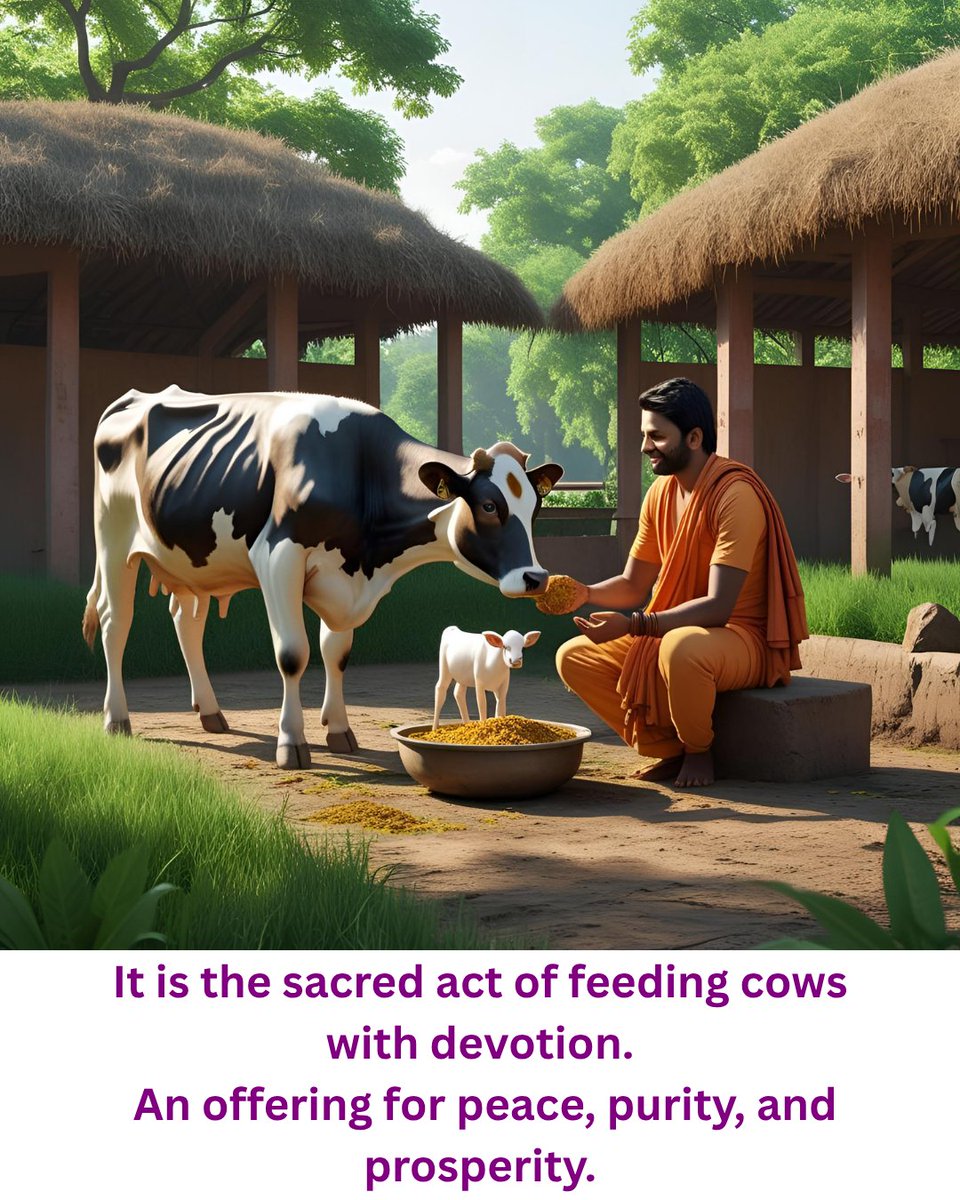 dharam_karm's tweet photo. She asks for nothing, but blesses everything.
Gau Seva Bhoj is a sacred offering feeding cows for peace, purity &amp; protection.
Served in trusted gaushalas.
Book now at https://t.co/oBD2PF6Av4
#GauSevaBhoj #DharamKarm #FeedTheDivine #CowSeva #PureKarma #GaushalaSeva #VedicWisdom https://t.co/TXaA9C1hJI