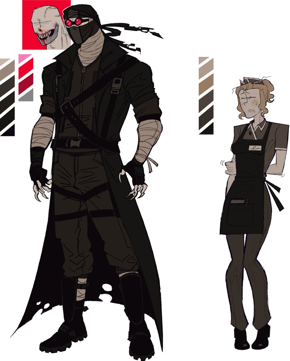 LaeRFoxHaha's tweet image. refs for a future comics (maybe)
#madnesscombat #hackerman