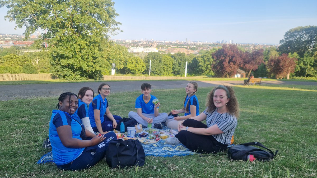 TrinityCroydon's tweet photo. πβ¨ Lower Sixth students enjoyed a theatre trip to see North of the Northwest, an adaptation of Alfred Hitchcock's thriller. Before the show, they celebrated an amazing year with a pre-show picnic.
https://t.co/j5v0ytZJ4t
#TrinityCroydon #TrinityDrama #SixthFormNearMe https://t.co/c7acssp0ru