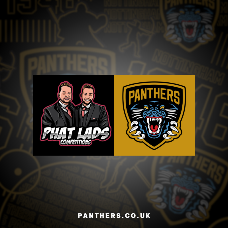 PanthersIHC's tweet photo. 😼 Nottingham Panthers will partner with Phatlads for our raffles for the 2025-26 season.

🔗 Read more ⤵️