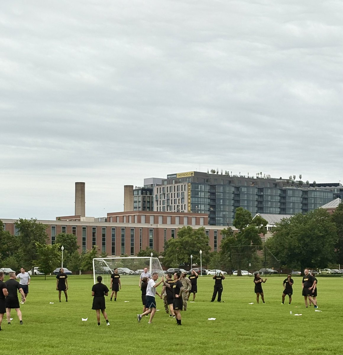 ChiefNGB's tweet image. SEA Raines & I kicked off America’s 249th birthday with some morning PT alongside some of our incredible National Guard teammates. From the first muster to today, our Nation’s strength has come from those willing to get up & get after it! #StrongerTogetherStrongerTomorrow