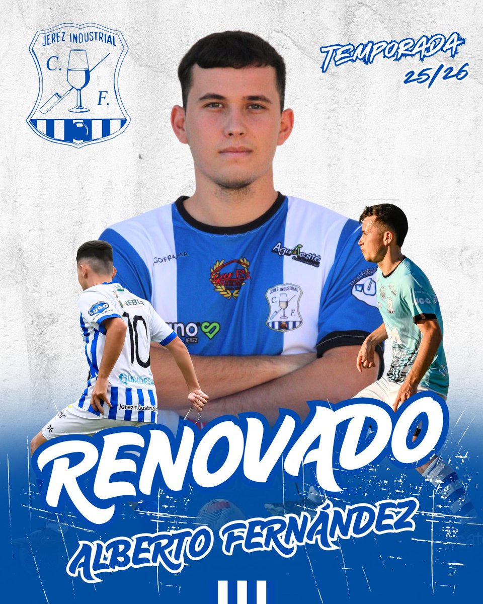 JerezInd_CF's tweet photo. ๐ต | ๐๐
๐๐๐๐๐ ๐ค๐ป
๐๐ฅ๐๐๐ซ๐ญ๐จ ๐
๐๐ซ๐ง๐ฬ๐ง๐๐๐ณ renueva su compromiso con el #JerezIndustrialCF โ๏ธ
El mediapunta jerezano afrontarรก su tercera temporada consecutiva defendiendo los colores industrialistas. โจ๏ธ๐งโโ๏ธ
#AlbertoFernandez2026
#JICF #Temp2425 https://t.co/3eW8TEvXmt