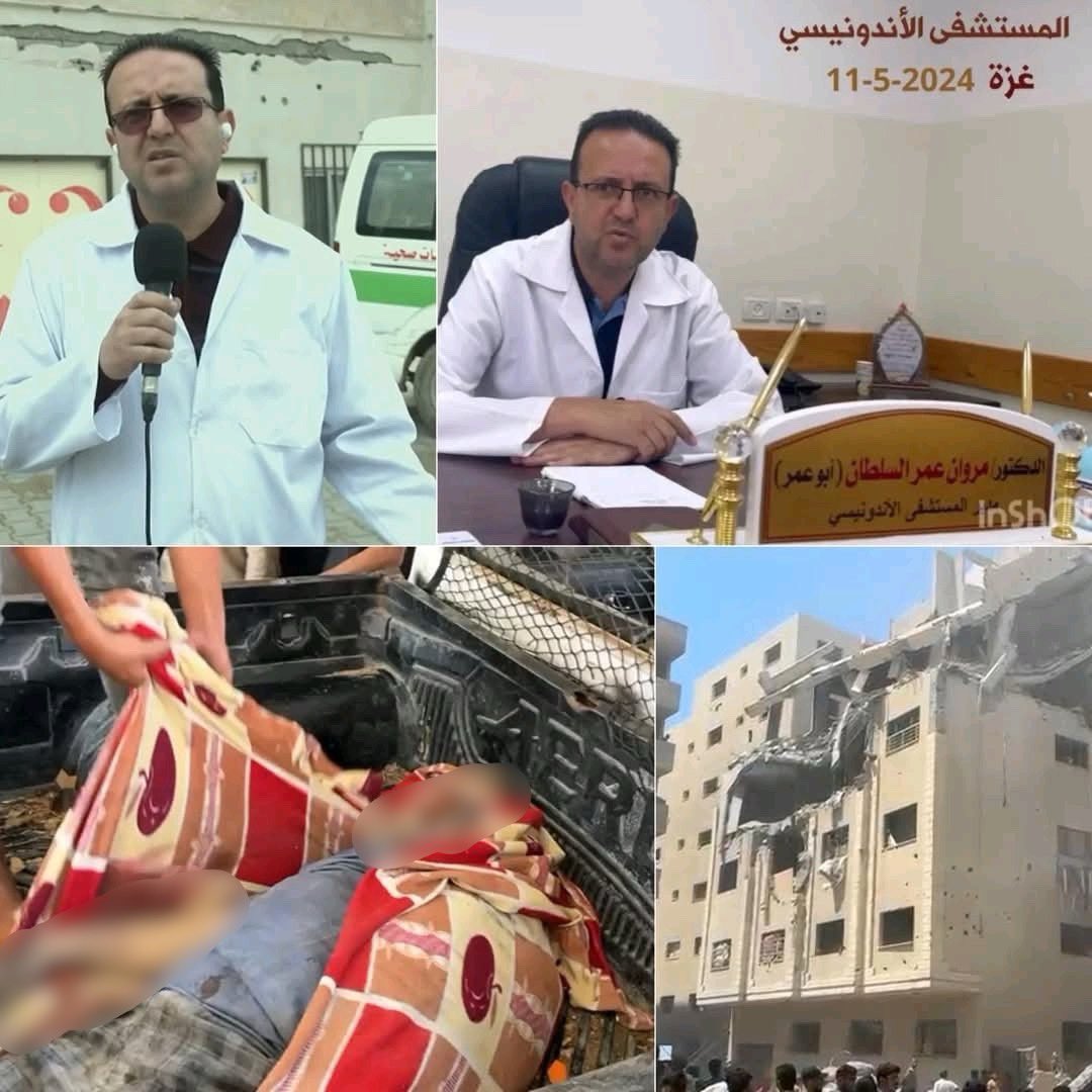 ⚡️BREAKING:

Israel deliberately targeted the Director of the Indonesian Hospital along with his family, Dr. Marwan Al-Sultan.

He was killed in an Israeli airstrike near the 17 Junction west of Gaza City along with at least 7 members of his family.