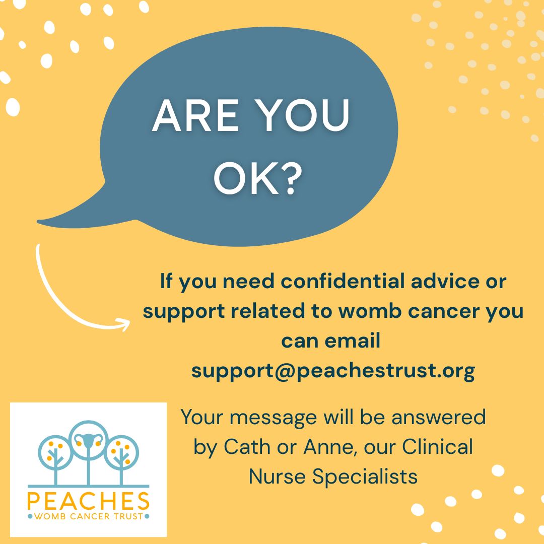 peachestrust's tweet image. #wombcancer #endometrialcancer #uterinecancer #cancersupport
