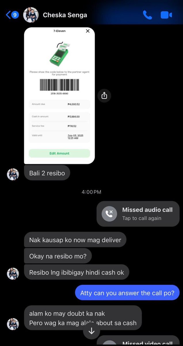 flmsenga's tweet photo. Ask your whereabouts and ask if you are near 7-11 where items will be delivered, can you receive and pay delivery fee and ask you to pay in 7-11 with a QR Code and return check;
Ask more money
Make you feel guilty for questioning or doubting https://t.co/bbg49u0FVM