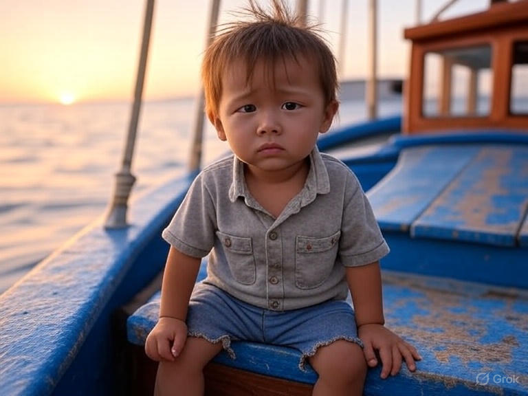 Reflecting on my life, it started as a child on a rickety boat, fleeing war-torn Vietnam. The fear was relentless - storms, starvation, uncertainty. This is how my journey started as the Anxious Refugee. #anxiety #challenge #healing