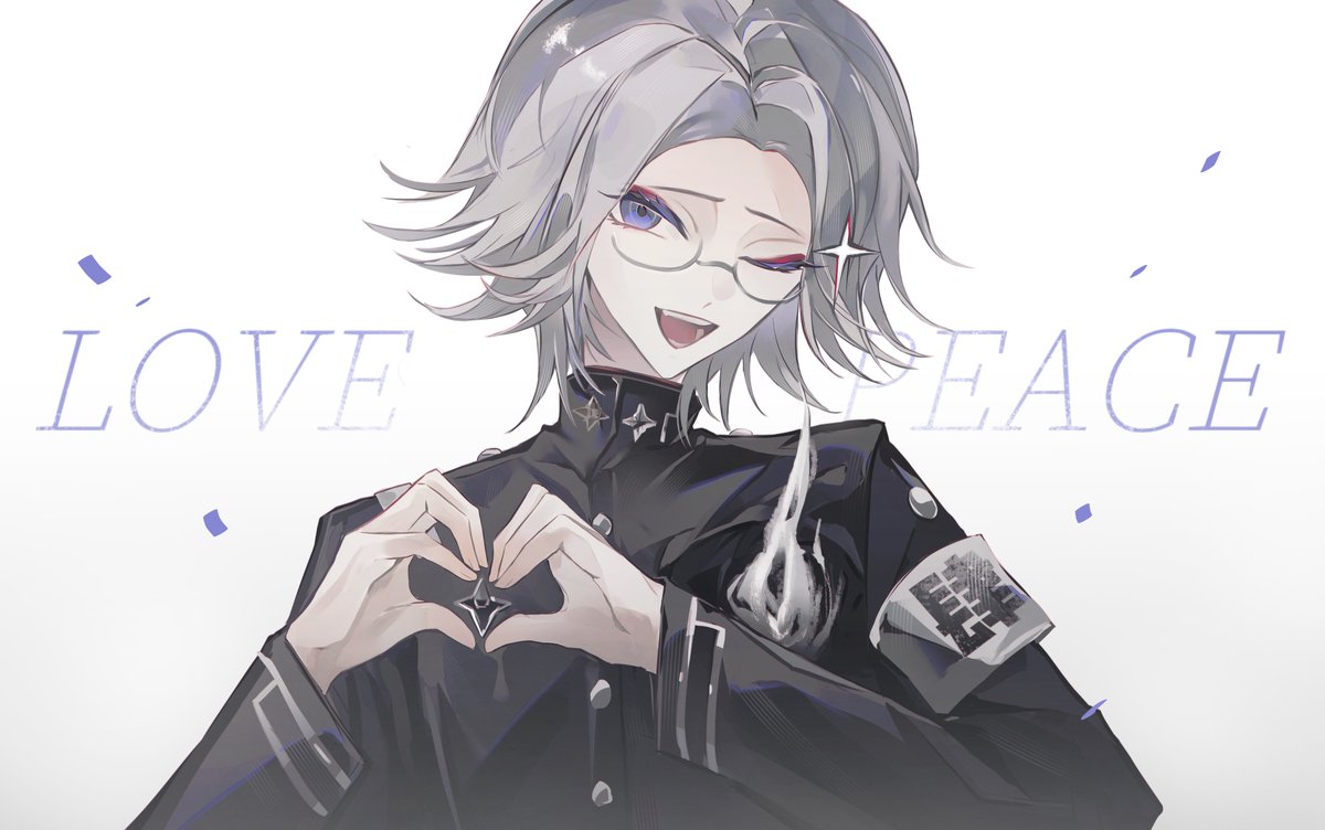 LOVE&PEACE! #蒼月衛人 #ハンドラ #hundred_line