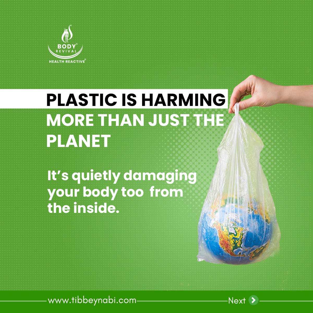 bodyrevival3's tweet photo. Plastic use may lead to increases cancer risk

From food packaging to drinking water bottles, from grocery bags to takeout food containers - we use plastic everywhere!

We take in lakhs of microplastics in our body!

#plasticfreeday #PlasticFreeJuly #CancerAwareness #BodyRevival https://t.co/hAhSS0UQIX