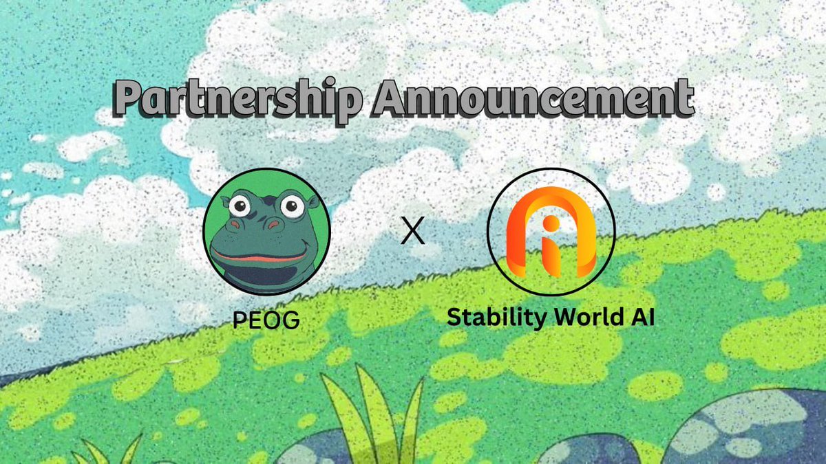 PEOG (@peogpe) on Twitter photo ๐ธ๐ค #PEOG taps into the future with <a href="/StabilityW_AI/">Stability World AI</a> !ย
ย We're partnering with the cutting-edge Gen-to-Earn AI platform, enabling users to create, train & deploy AI Agents.
Get ready for AI-powered memes & wealth!โจ ๐ธ๐ค #PEOG taps into the future with <a href="/StabilityW_AI/">Stability World AI</a> !ย
ย We're partnering with the cutting-edge Gen-to-Earn AI platform, enabling users to create, train & deploy AI Agents.
Get ready for AI-powered memes & wealth!โจ