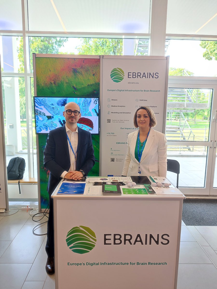EBRAINS_eu's tweet image. On July 2-3, 2025 in Aalborg, Denmark, at the kick-off health meeting of the Danish Presidency, titled "The future of Digital investments in the EU'', EBRAINS is showcasing the latest developments on brain research at its dedicated booth.
Come and visit us to know more about our…