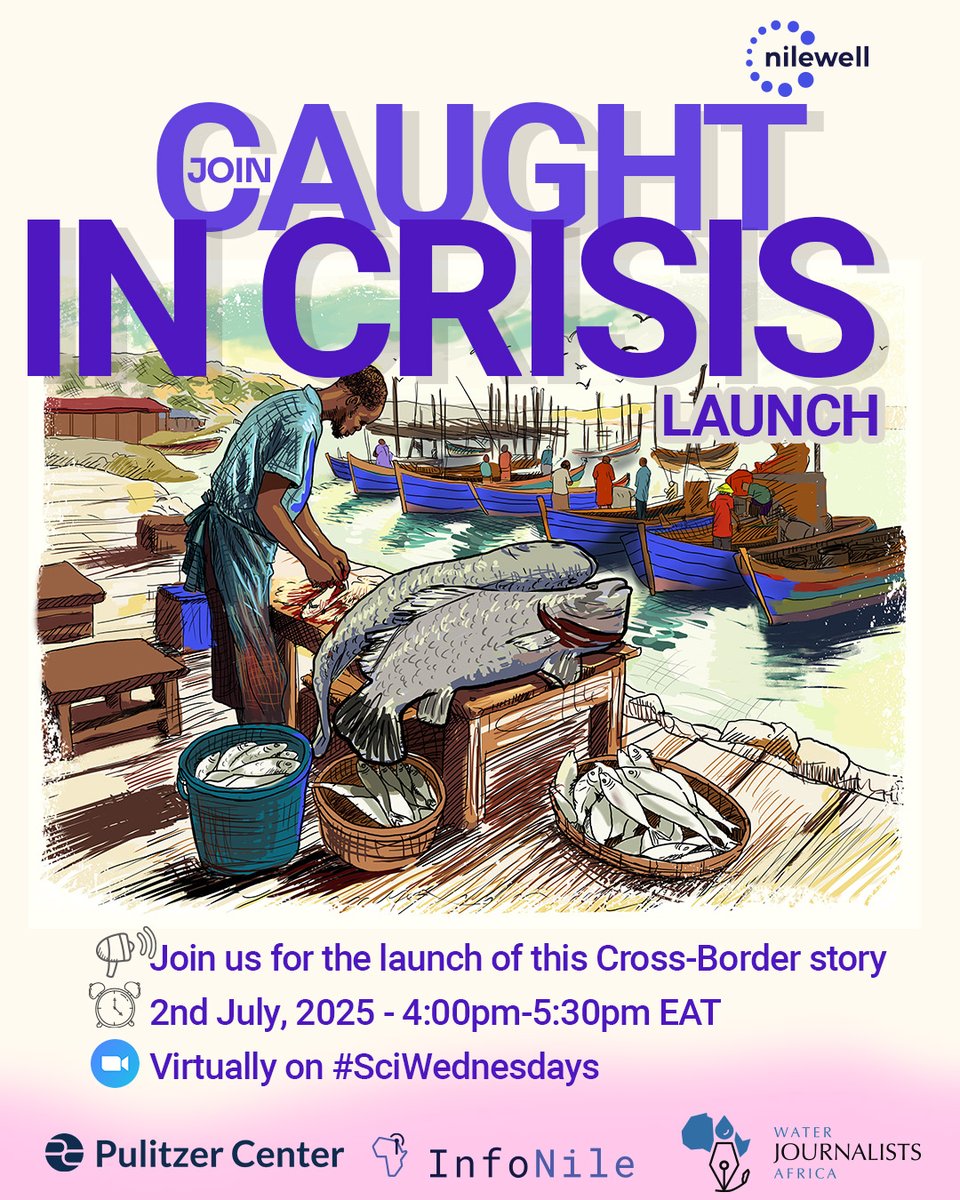 Join us at 4:00 PM EAT for the long-awaited launch of our multimedia cross-border story, #CaughtInCrisis.

The panel discussion will feature the journalists who brought these stories to life, joined by leading scientists who will share solutions.
Click: bit.ly/44wugsO