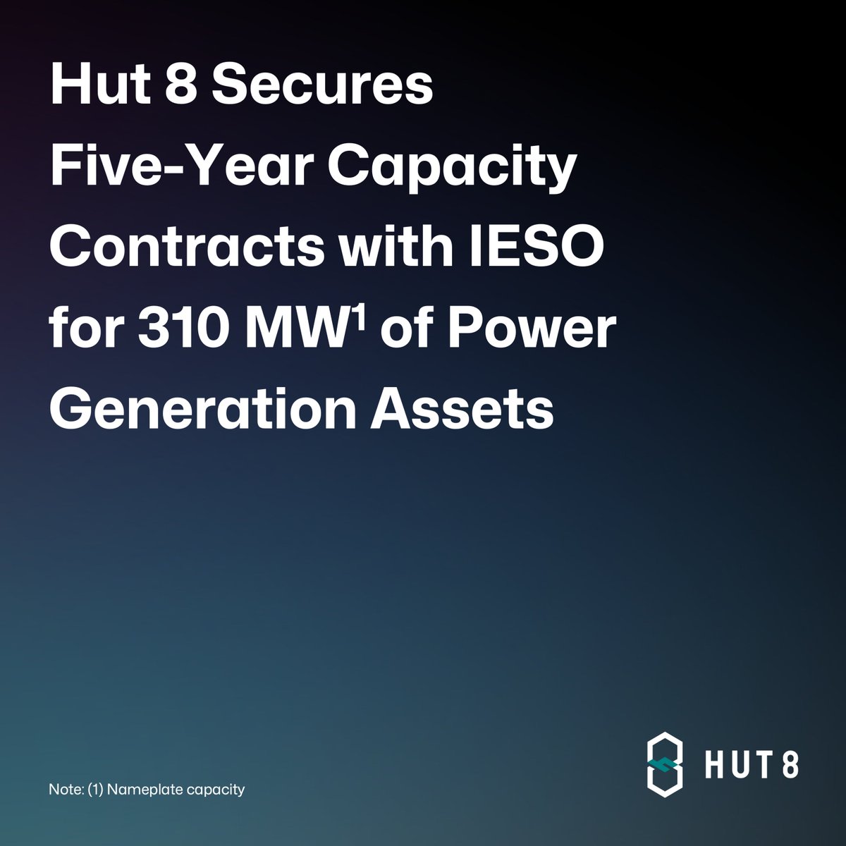 Today we announced that each of our four natural gas-fired power plants in Ontario has been awarded a five-year capacity contract with the Ontario Independent Electricity System Operator (IESO).

“Securing these contracts is a testament to the commercial and regulatory fluency of