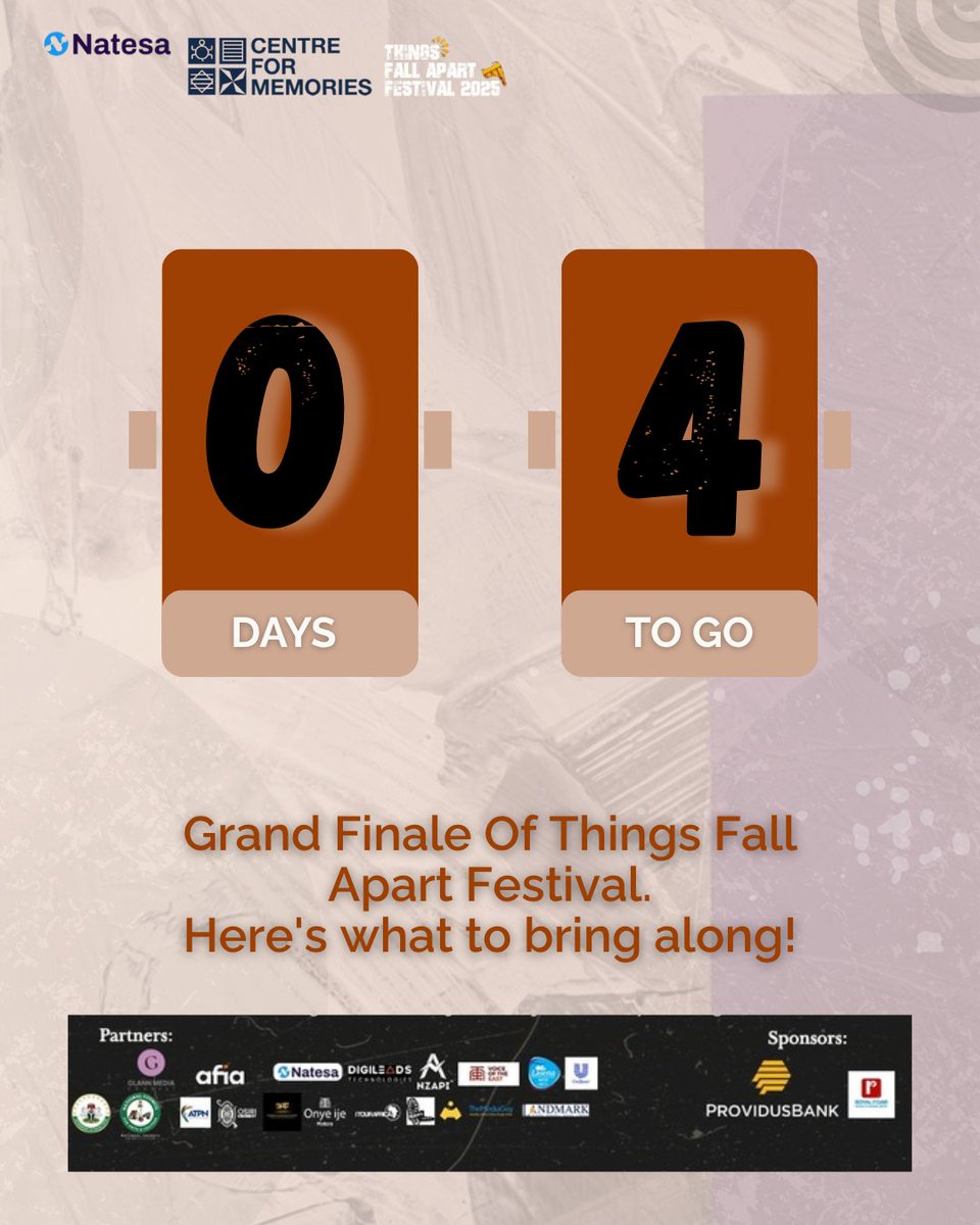 NatesaConsult's tweet photo. Tell everyone. Bring everyone. This is your official call to witness history in motion. 🙂‍↕️🔥

The stage is set. We’re expecting you at the Grand Finale.

Don’t just hear about it. Be part of it.

See you on 5th of July at  Centre for Memories, Enugu! https://t.co/qPY6pyxm2d