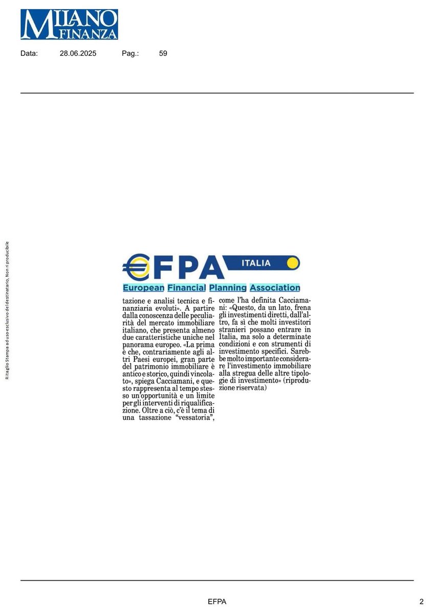 Anche per gestire il più “storico” degli asset servono competenze aggiornate.🏡Per interpretare l’#investimentoimmobiliare con strumenti attuali, #Efpa Italia introduce la certificazione RES-Real Estate Specialist👉efpa-italia.it/reai-estate-sp…
Approfondisci su efpa-italia.it/che-cosa-e-la-…