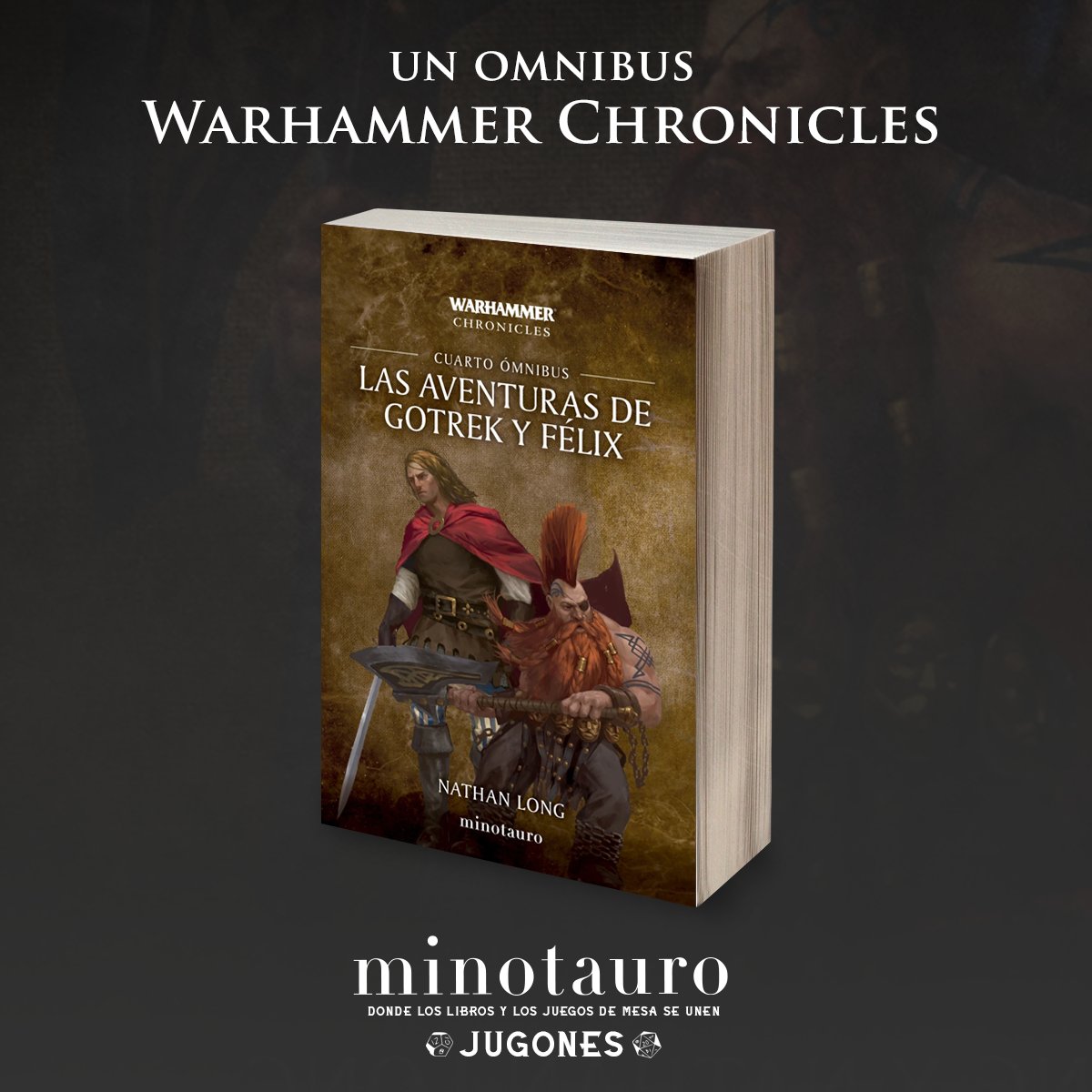 ¡Ya disponible en librerías una nueva edición del cuarto omnibus de «Las aventuras de Gotrek y Félix»!

Un volumen repleto de aventuras de #fantasía que reúne las novelas «Mataelfos», «Matachamanes» y «Matazombis», además de de varios relatos inéditos.

⚔️ f.mtr.cool/htifvzkpdr