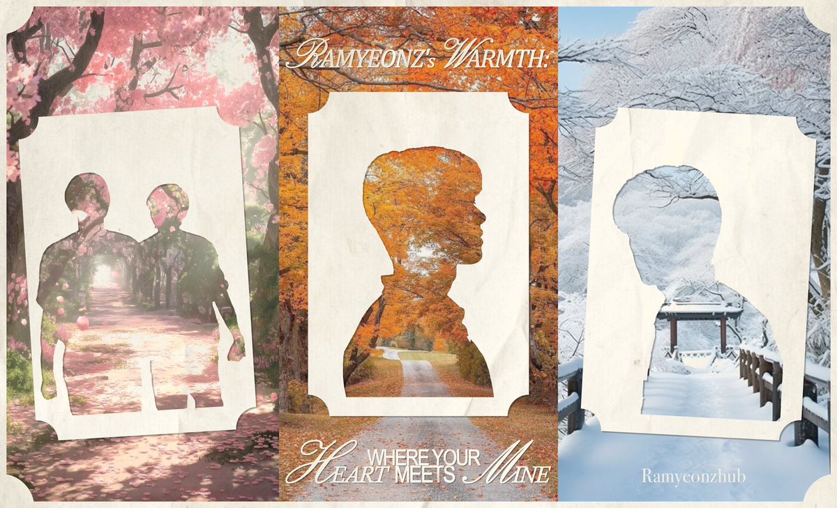 Season's serenade — where the spring sings, fall hums &amp; winter whispers

from Spring 🌸 , Where it all bloomed.
The first glance. The first warmth. The beginning of forever.

As the playlist starts, comes the petal-bound promises.

to Autumn 🍂 , His golden hour.
With Heeseung,
