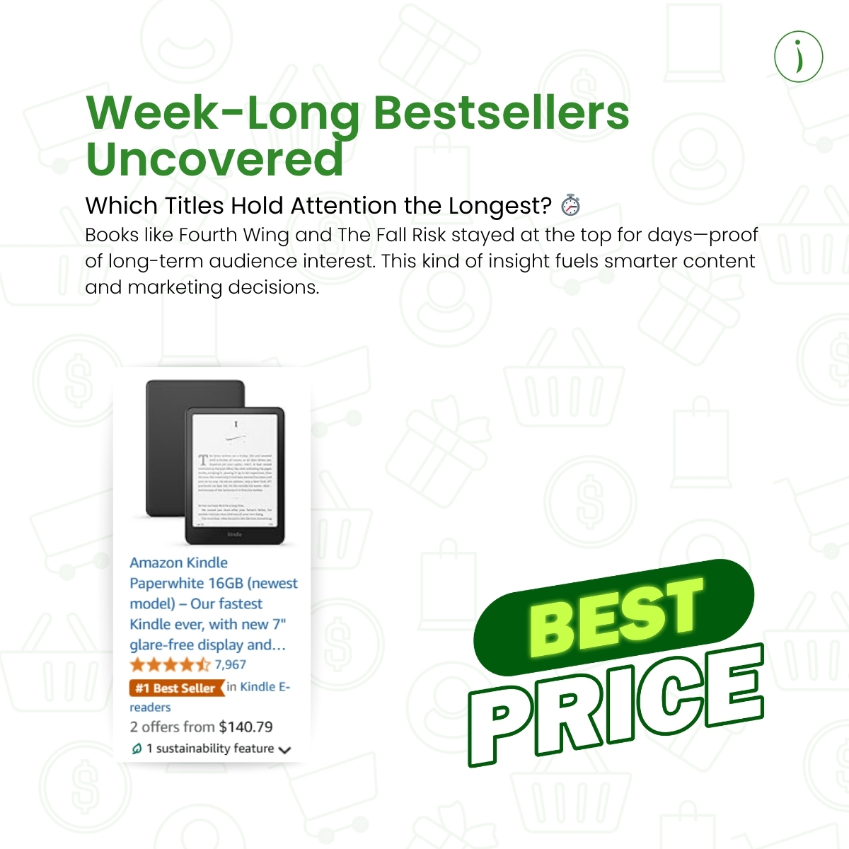 iwebdatascrape's tweet image. 📚 What are 43M+ Kindle readers saying?
We analyzed 154 top titles to uncover genre trends, review patterns &amp;amp; reader favorites.

Thrillers &amp;amp; romance dominate in 2025 

🔗 iwebdatascraping.com

#KindleData #BookAnalytics #ReaderTrends #Bestsellers #WebScraping #iWebDataScraping