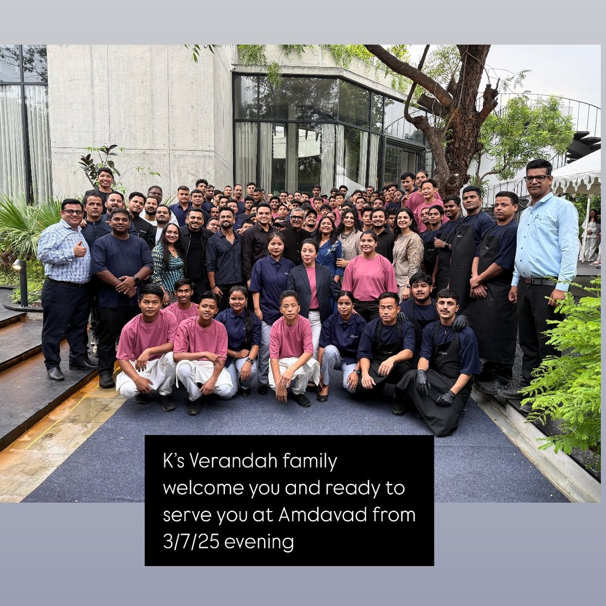 અમદાવાદની સેવામાં હાજર  છે એક નવું ચેપ્ટર K's verandah 

#sanjayraval #sbr #newrestaurant