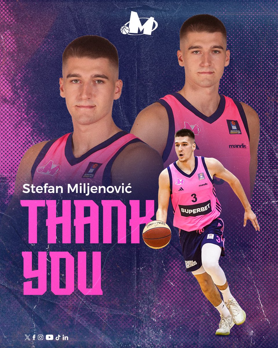 KKMegaBasket's tweet image. 𝙊𝙁𝙁𝙄𝘾𝙄𝘼𝙇: Stefan Miljenović leaves Mega Superbet 👋🏻
Miljenović continues his career in @kkcrvenazvezda ✍🏻
—
Posle dve godine u ekipi Mega Superbet-a, Stefan Miljenović karijeru nastavlja u Crvenoj zvezdi. 🙌🏻
bcmegabasket.net/2025/07/02/ste…
