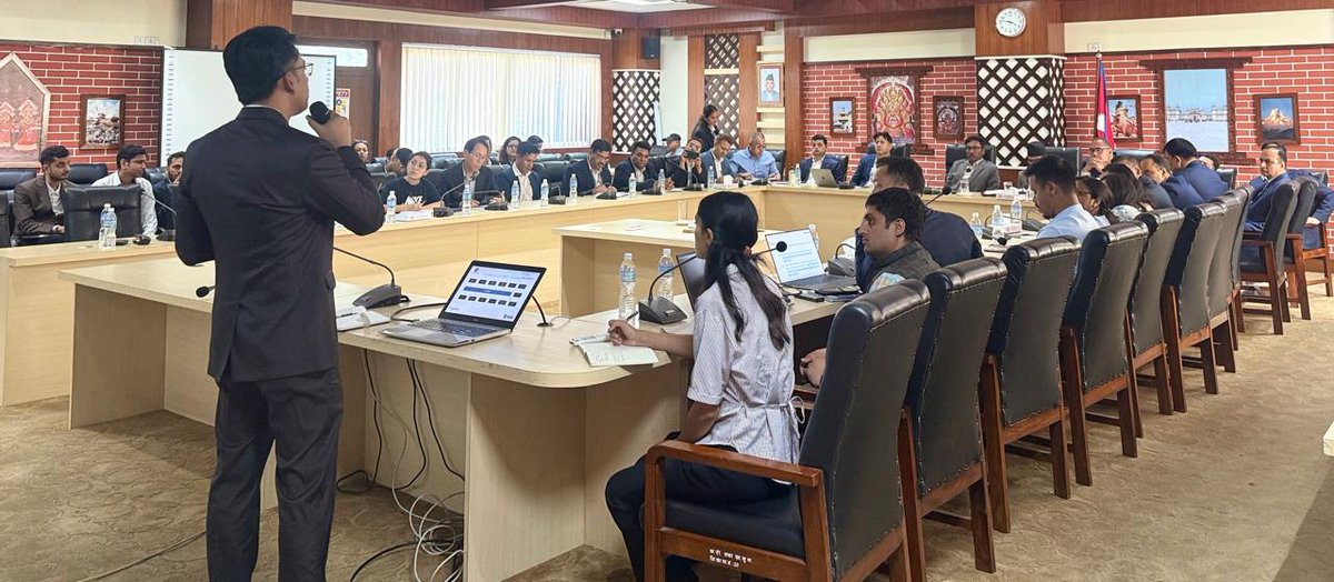The <a href="/MoLESS_Nepal/">श्रम, रोजगार तथा सामाजिक सुरक्षा मन्त्रालय</a> convened a high-level multi-stakeholder meeting on digital transformation, in the presence of the <a href="/MPSSBHANDARI/">Sharat Singh Bhandari - MP</a> &amp; <a href="/khpushkar/">Dr. Krishna Hari Pushkar</a> . The discussion focused on progress made, identified challenges &amp; outlined the way forward.