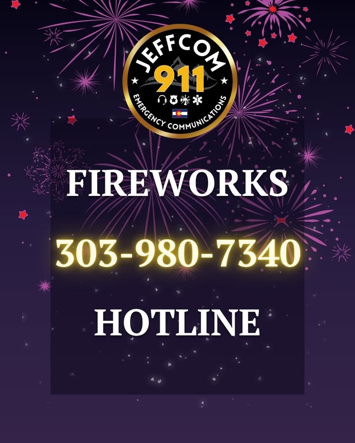 jeffcom911co's tweet image. The Jeffcom Fireworks Hotline will be active July 3rd-July 5th 7pm-1am. You can also report illegal fireworks through the Jeffcom app and at jeffcom911co.gov