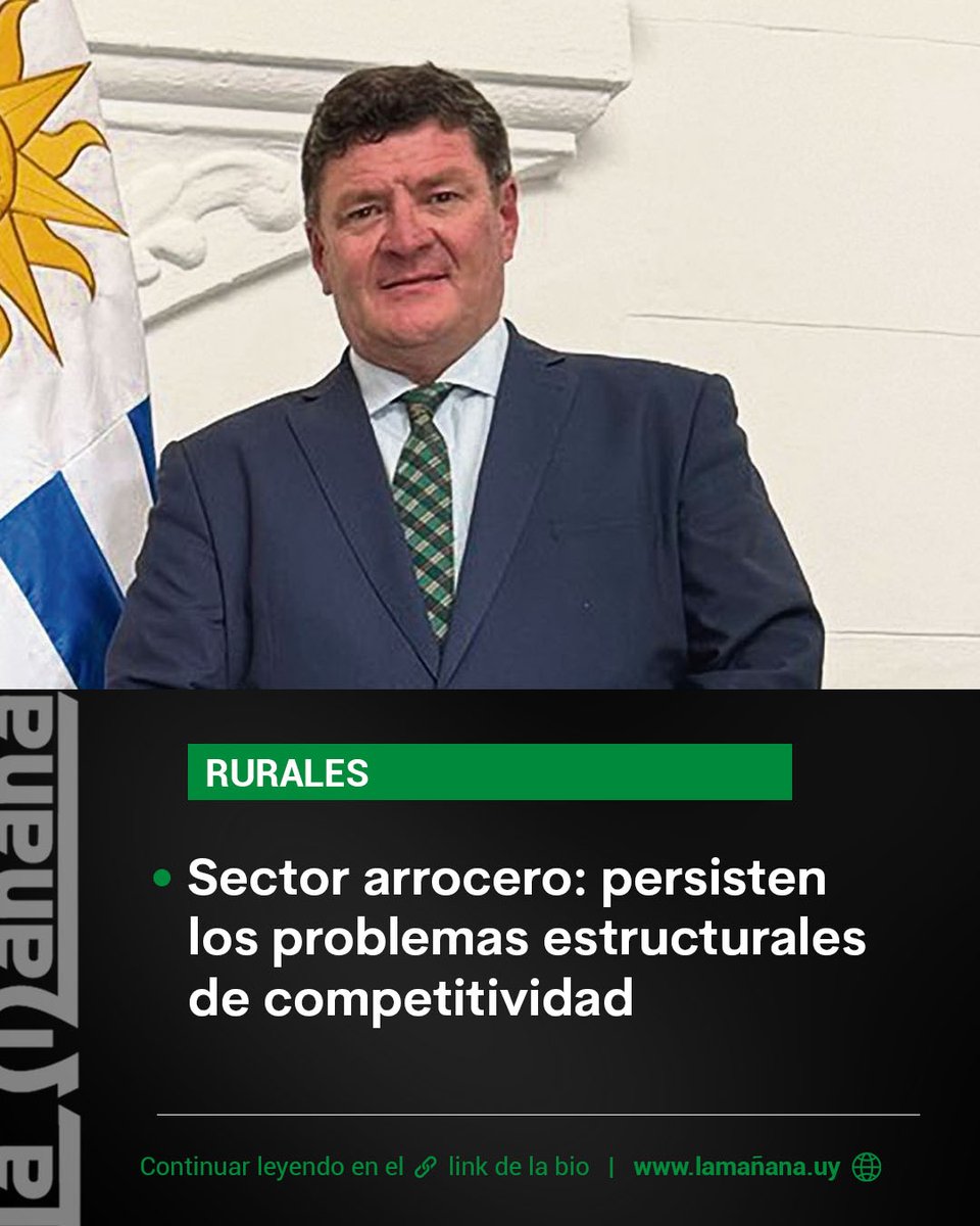 La Mañana Rurales (@lamananarurales) on Twitter photo 🌾 El presidente de la Asociación de Cultivadores de Arroz, Guillermo O’Brien, dialogó con La Mañana y explicó la situación por la cual atraviesa el sector.
<a href="/guillermoobrien/">Guillermo O'Brien</a>
Más información: acortar.link/OD68lt 🌾 El presidente de la Asociación de Cultivadores de Arroz, Guillermo O’Brien, dialogó con La Mañana y explicó la situación por la cual atraviesa el sector.
<a href="/guillermoobrien/">Guillermo O'Brien</a>
Más información: acortar.link/OD68lt