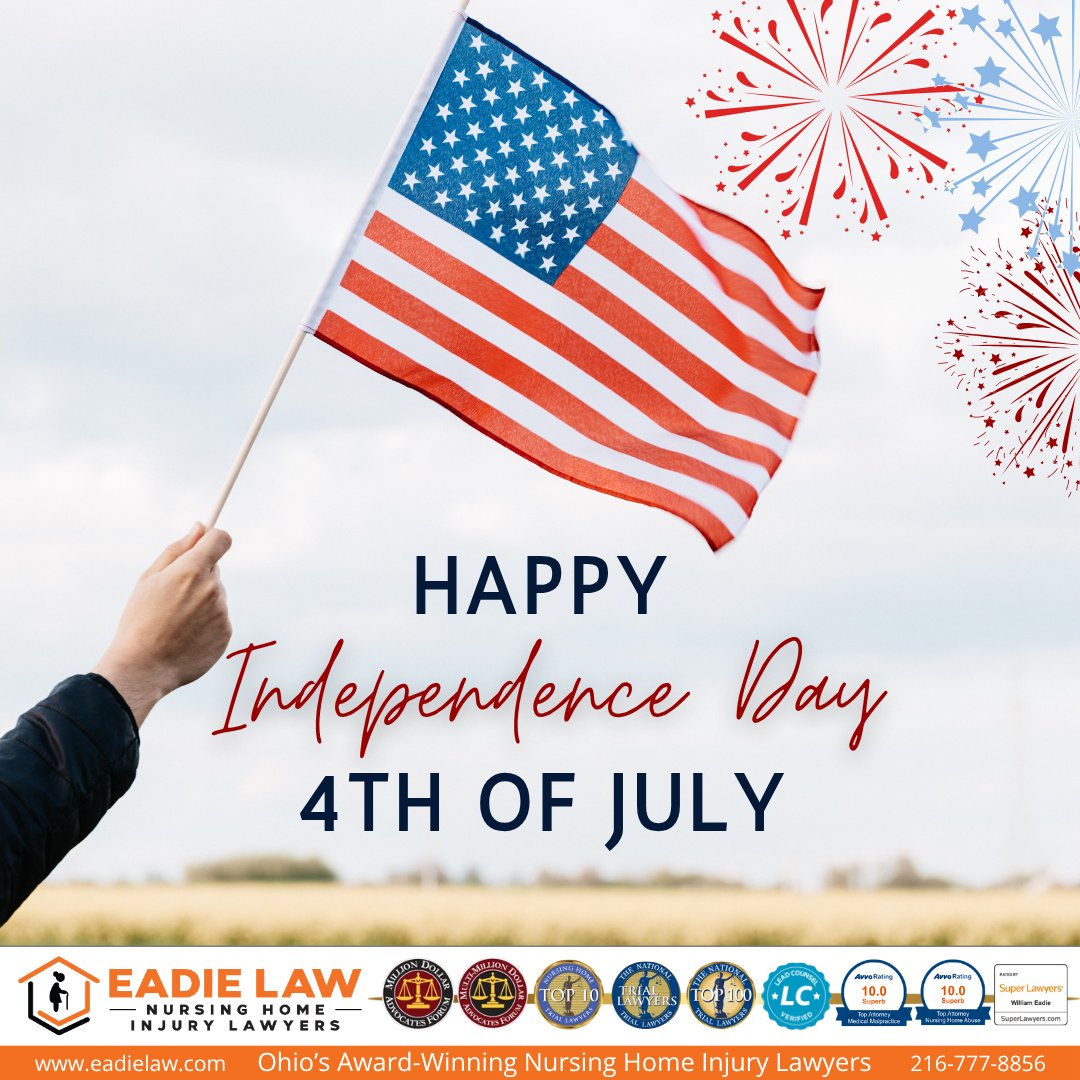 Happy #4thofJuly! This holiday, our firm's message reflects on a deeper question: What does freedom mean for our nation's seniors? For them, it is the freedom to live with respect, safety, and dignity—a promise we must always defend.