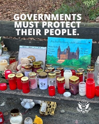 An Afghan man denied asylum went on to stab a two -year-old and an adult in a German park.  He was due to return to Afghanistan after his claim for asylum was rejected.  This wasn’t a failure of compassion.  It was a failure of enforcement.  European governments must protect