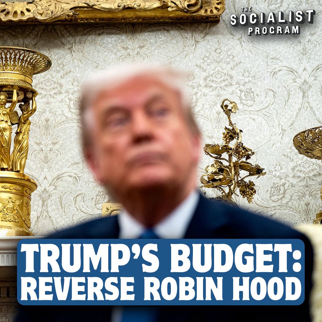 The Socialist Program (@thesocprogram) on Twitter photo Robin Hood in Reverse: A Socialist View of Trump’s Budget, w/ <a href="/profwolff/">Richard D. Wolff</a>
🎧Apple: podcasts.apple.com/us/podcast/the…
🎧Spotify: open.spotify.com/episode/3qAarF…
🎧Other: linktr.ee/thesocialistpr… Robin Hood in Reverse: A Socialist View of Trump’s Budget, w/ <a href="/profwolff/">Richard D. Wolff</a>
🎧Apple: podcasts.apple.com/us/podcast/the…
🎧Spotify: open.spotify.com/episode/3qAarF…
🎧Other: linktr.ee/thesocialistpr…