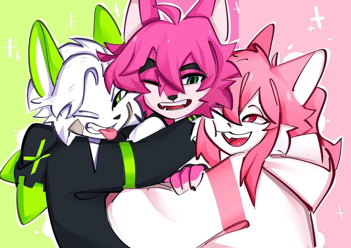 OnFuwa_KunFen's tweet image. Me and my two younger brothers 💚💖💓