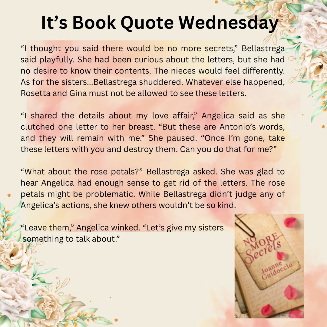 It's Book Quote Wednesday! Today's word: PLAY. #Excerpt is from NO MORE SECRETS. #WomensFiction #bookqw