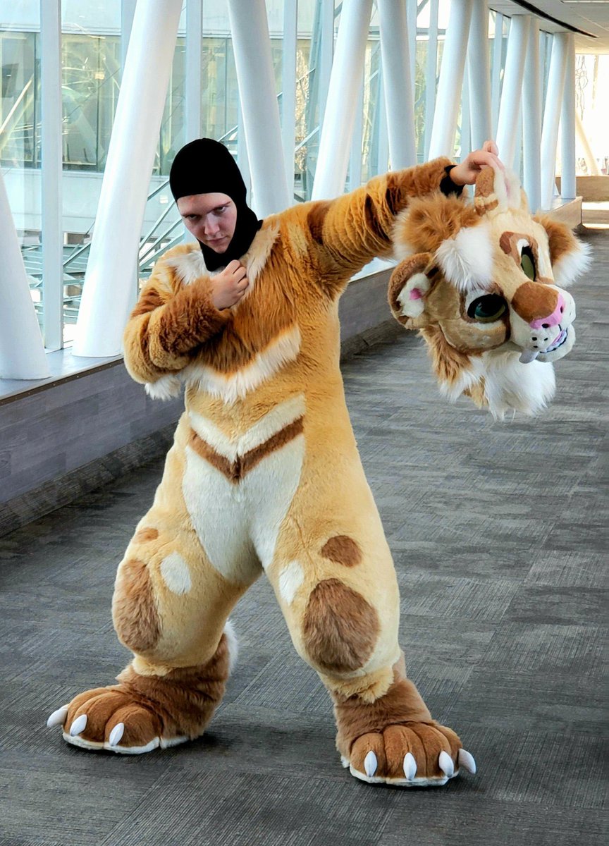 PrismPaws's tweet image. ANTHROCON IS IMMINENT!!
How to find me!!
Im not in the den this year! I’ll be running around in Kilo! Find me causing problems with my similarly-colored partner @Kitchiki :)
As always, I have bright pink hair, so I’ll be easy to spot out of suit too :) feel free to say hi!
