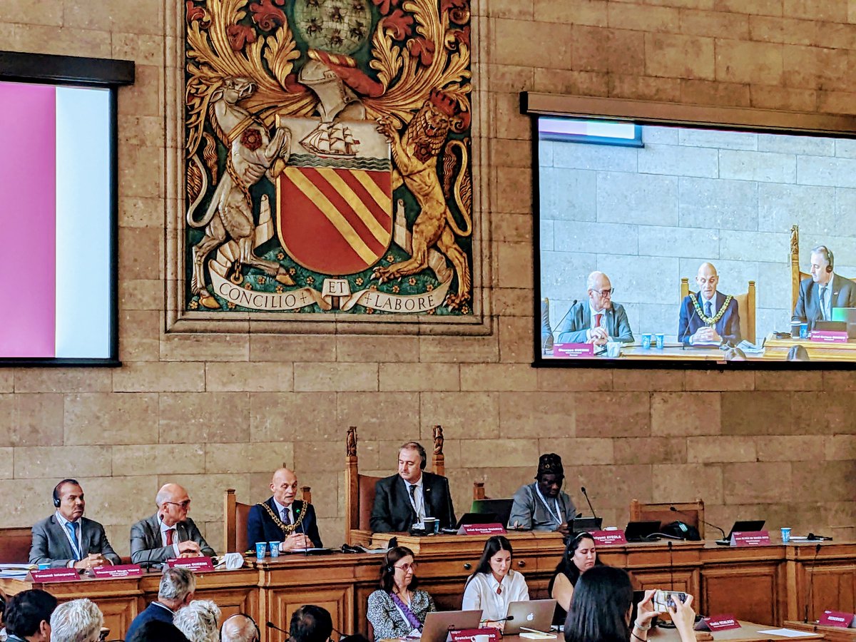The International Cooperative Alliance General Assembly is underway in #Manchester! Over 400 people representing 100 countries are in the city to recognise co-operation during the International Year of Cooperatives #IYC2025 and celebrate how cooperatives build a better world 🎉