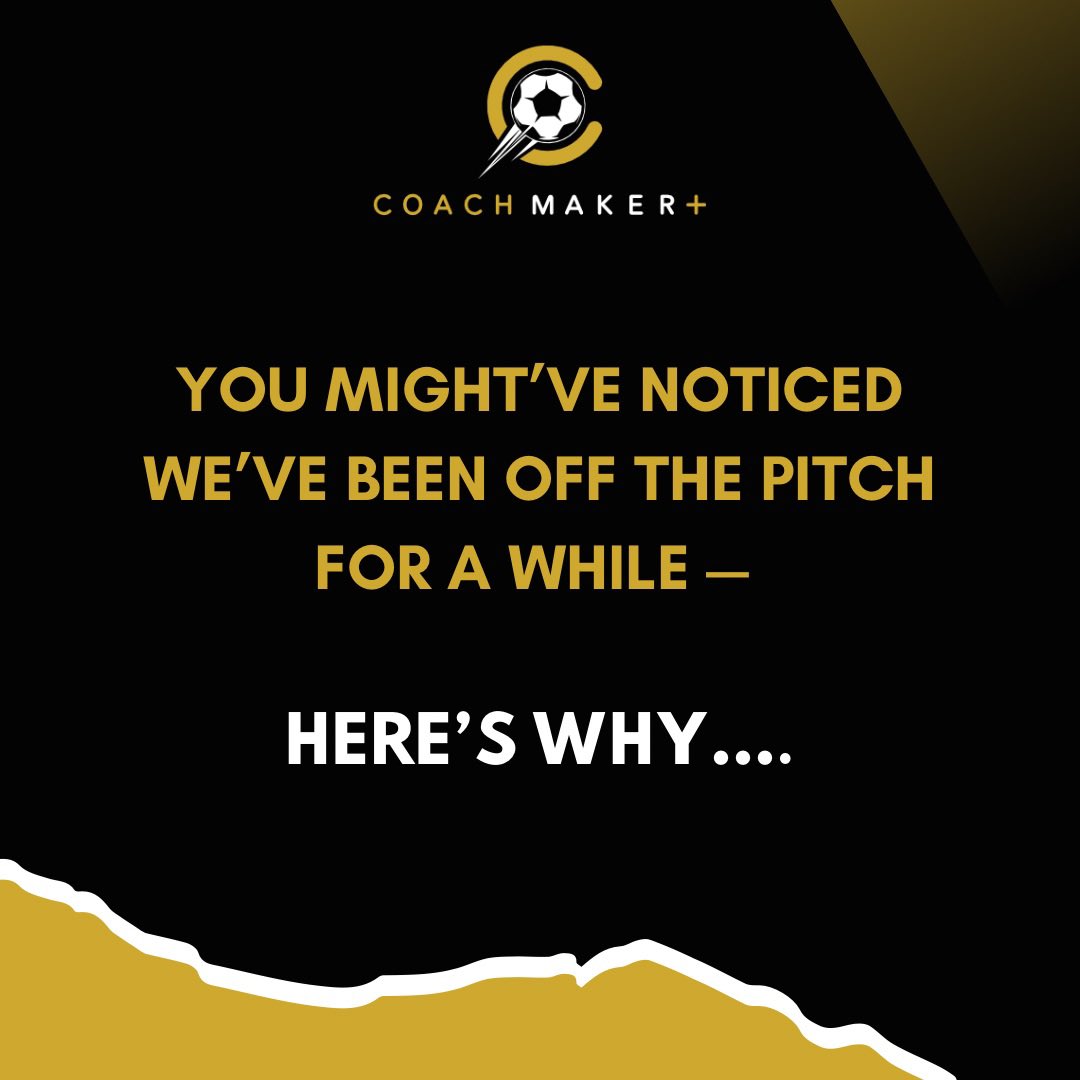 CoachMakerPlus's tweet photo. It’s been a quiet year over here — and here’s why: 👶 I had two gorgeous little ones (yes, two under three — it’s wild). 🏡 We renovated a house (dust, chaos, and never ending boxes to unpack). ⚽ And somewhere in all that, coachmaker+ had to pause. (1/3) https://t.co/P56AzAm5zI