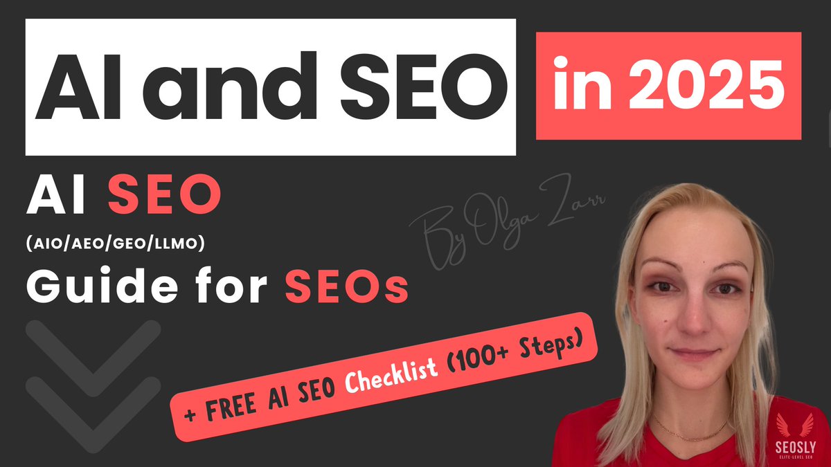 🤔 Do you actually know how to optimize for Google’s AI search in 2025?

AIO. GEO. LLMO. AEO.

↓

The SEO world loves new acronyms:
→ AIO (using AI tools for SEO)
→ GEO (getting cited by AI)
→ LLMO (optimizing for ChatGPT)
→ AEO (featured snippets 2.0)

But here's what they