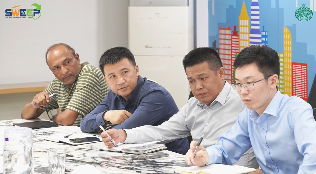 On June 27, 2025, PIU SWEEP held a progress review meeting with supervision consultants &amp; contractors to assess work at 4 GTS &amp; the Sanitary Landfill Site. Key updates, challenges, and steps to enhance coordination &amp; ensure timely implementation were discussed.

#SWEEP #SindhGovt