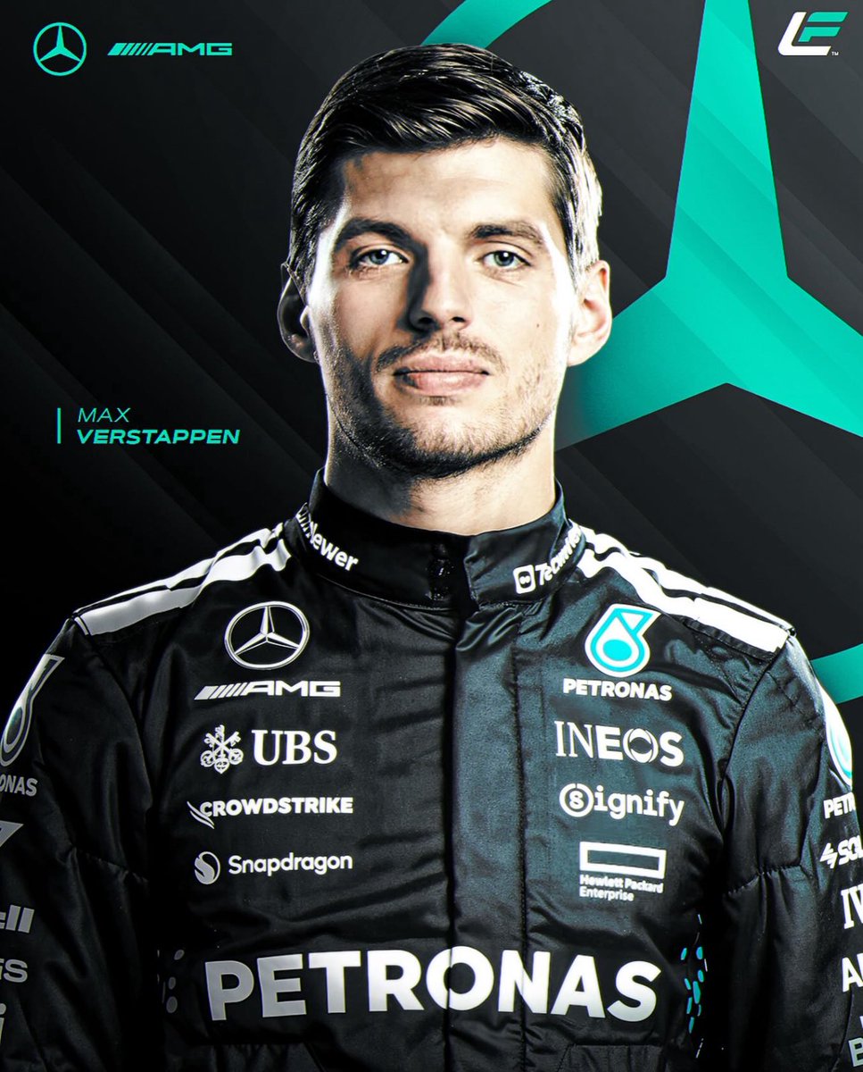 MadMaxxx331's tweet photo. Max Verstappen × Mercedes https://t.co/wtahMDIJBz