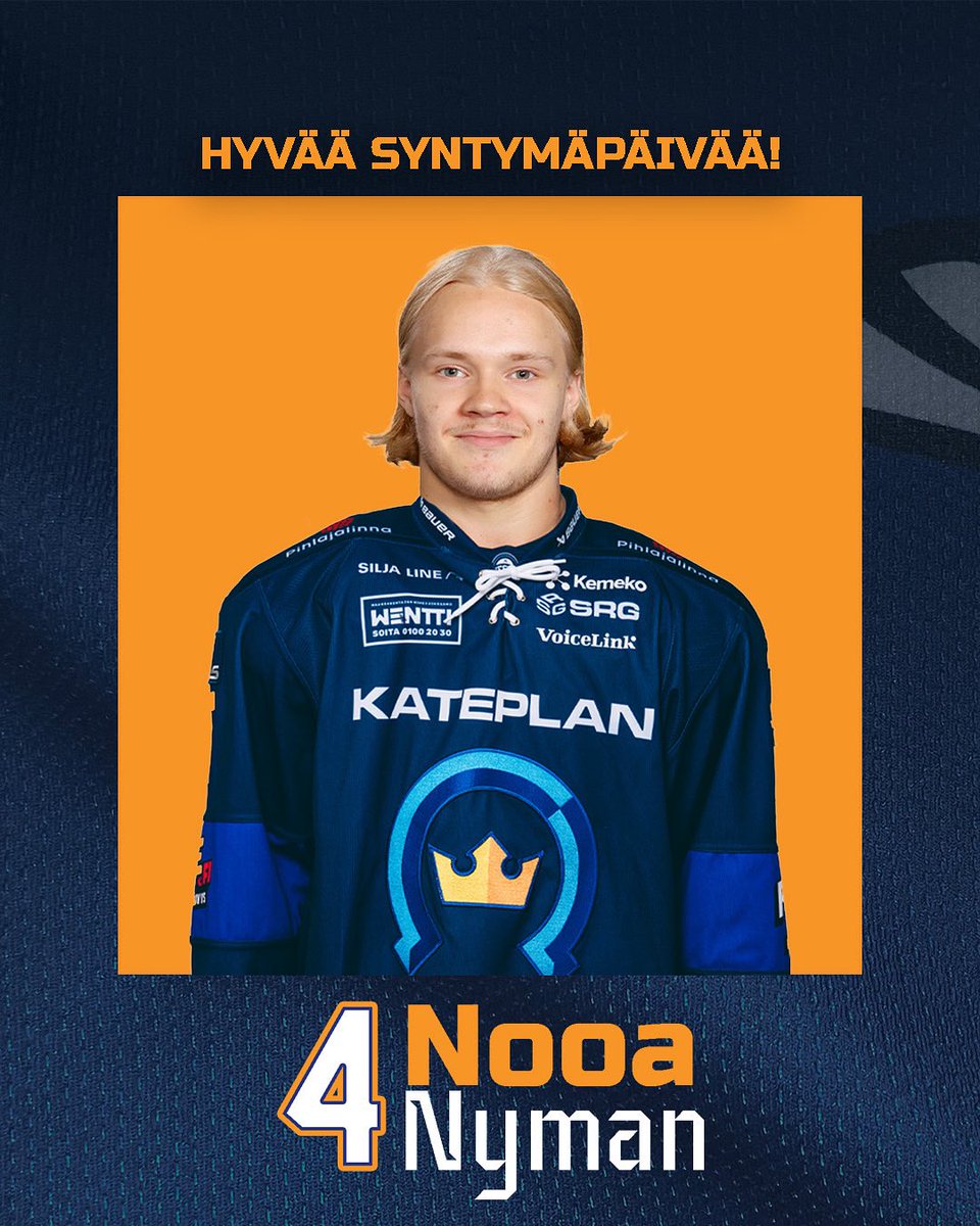 Hyvää syntymäpäivää Nooa🥳

Kiekko-Vantaaseen keväällä liittynyt Nyman täyttää tänään 20-vuotta!

#KVantaa #Mestisfi #LohiMäärää