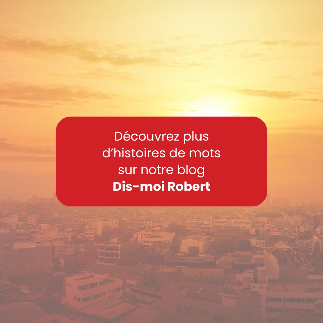 LeRobert_com's tweet image. Connaissez-vous l’origine de ce mot qui fait suer tout le monde ?