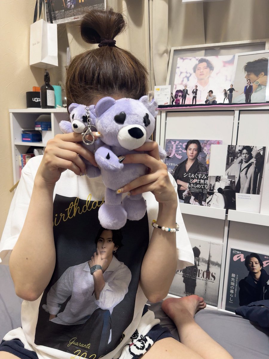m____ty9's tweet photo. やっと届きました🥹💜💜💜💜💜💜
嬉しすぎて全てスグ装着💗💗💗💗💗
ぴーちゃんありがとう💜🤍💜🤍💜🤍💜
#山下智久 #Club9 https://t.co/RK3FvIuzME