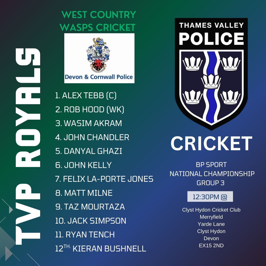 Thames Valley Police Cricket tweet media