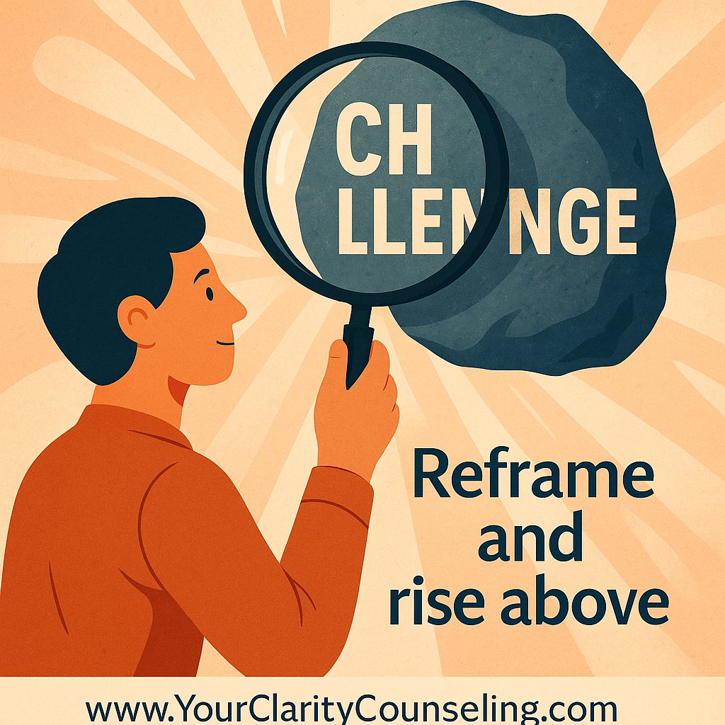 ClarityDetroit's tweet image. &quot;Resilience is about perspective. When you face a challenge, take a moment to reframe it: What can you learn? How can you grow from this? Let’s practice flipping the script on tough situations.&quot;
 #ReframeYourMindset #GrowthInChallenge #RecoveryPosse