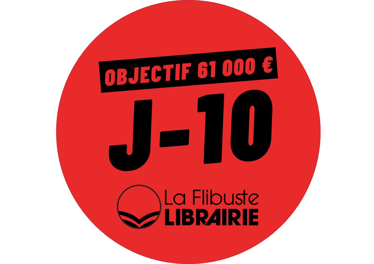 LaFlibuste_Lib's tweet image. Le compte à rebours commence : plus que 10 jours pour participer à la cagnotte ! 

N’hésitez pas à faire tourner le lien de la cagnotte autour de vous, auprès de vos amis, familles, collègues et connaissances !

Chaque geste compte ! 

fr.ulule.com/sauvons-la-lib…