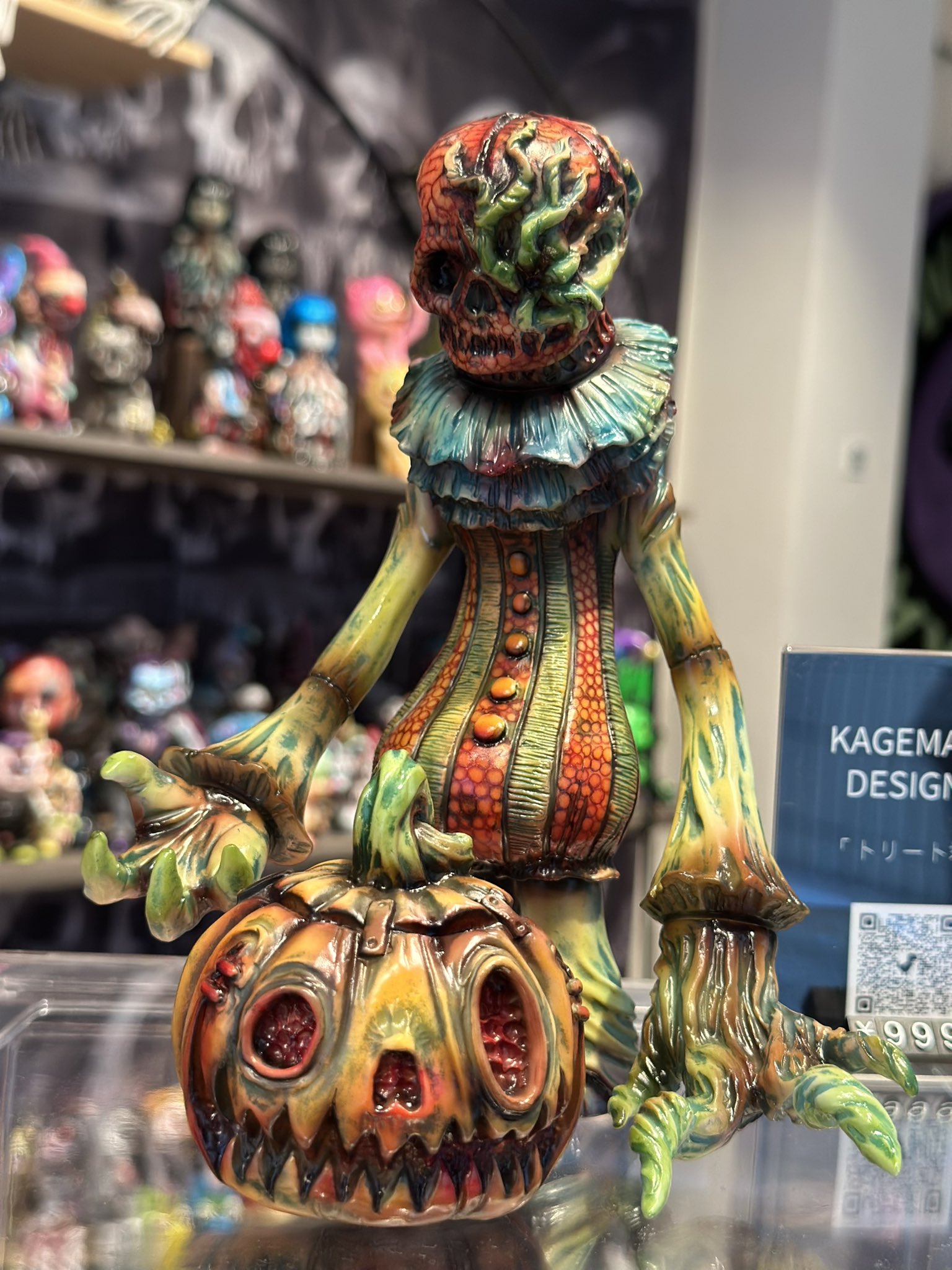 フトアゴン かっこわらい雑貨店カラー ペインターネット ソフビ