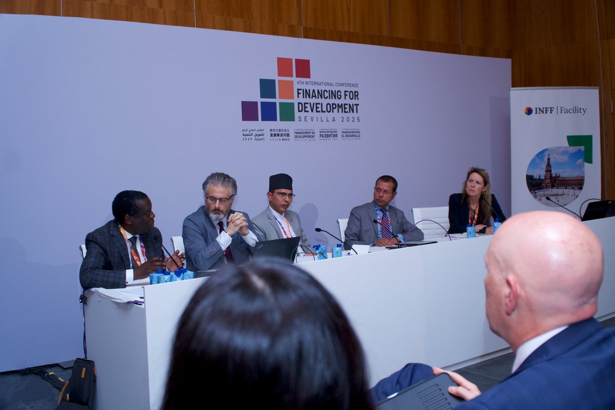 undpmalawi's tweet image. 🇲🇼 Malawi joined global leaders at the launch of the INFF Facility Phase 2 in Seville. PS Zimpita: “The INFF helps Malawi rethink how we finance development.” With @UNDP & partners, Malawi is building inclusive financing systems to deliver #Malawi2063.
#INFF #FfD4 #SDGs