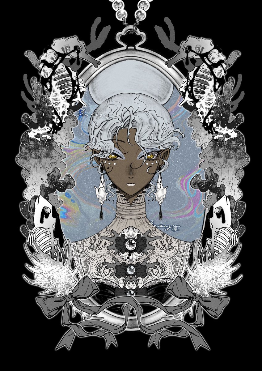 🪦the death of my ocean🕯️
#oc  #illustration #イラスト #絵