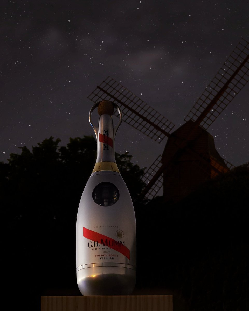 Far from Earth, some rituals still bring us home.

Developed for space, #Mumm Cordon Rouge Stellar carries the memory of terroir, climate, savoir-faire and the shared ritual of celebration.

It becomes a symbolic bond to Earth for astronauts and scientists on long missions.