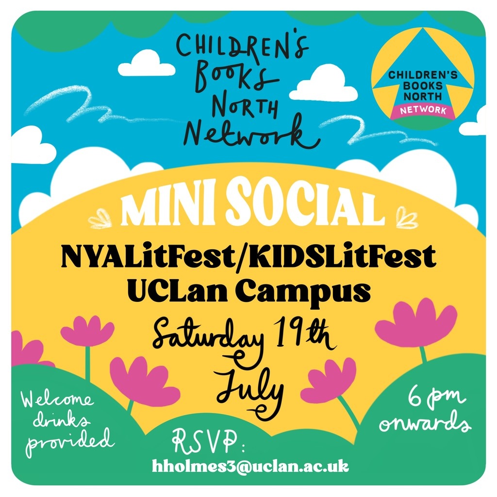 We're having a mini social 📚️

Come and join us after NYALitFest on 19th July!

Meet other Children's Books North members, grab a welcome drink and talk about all things publishing