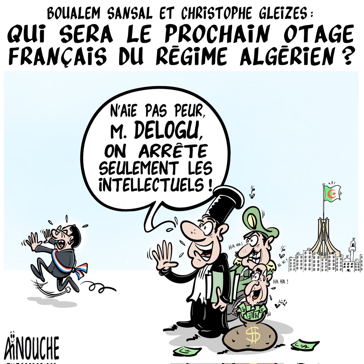 Boualem Sansal et Christophe Gleizes : Qui sera le prochain otage français du régime algérien ?

#France #Algérie #Algeria #Sansal #Gleizes #Delogu #LFI #Otage #Dictature