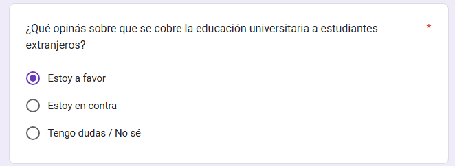 Libertarios_SI's tweet photo. Con esta encuesta, los "migrantes" d Sociales #UNCUYO intentan demostrar q los argentinos queremos seguir pagando impuestos altos para q ellos estudien #GRATIS...!
Yo, ya contesté... ¿Y vos?
RT 👍
Less Marx... More Milei...
#UBA #UNGS #UNSAM #UNPAZ #UNSO #UNDAV #UNTREF https://t.co/1YKN0Suxwt
